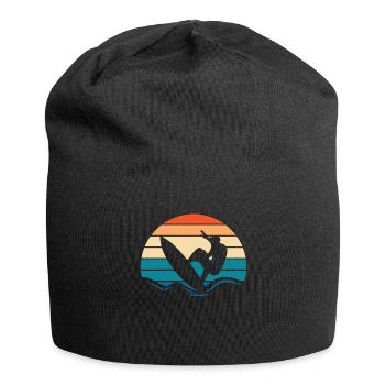 Surfer Surfen - Jersey-Beanie - Schwarz - Vorne