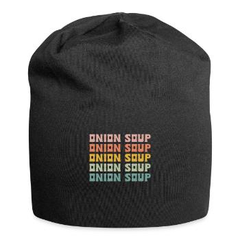 Onion soup - Jersey Beanie - black - Front