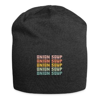 Soupe à l’oignon - Bonnet en jersey - charbon - Devant