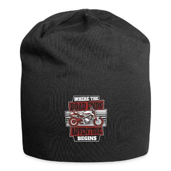 Moto Motard Motard - Bonnet en jersey - noir - Devant