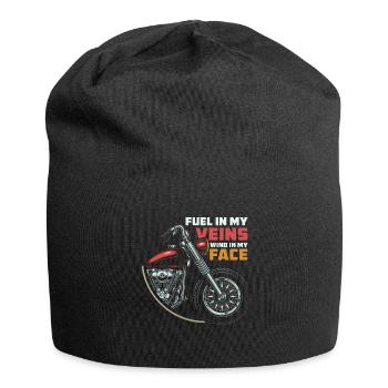Moto Motard Motard - Bonnet en jersey - noir - Devant