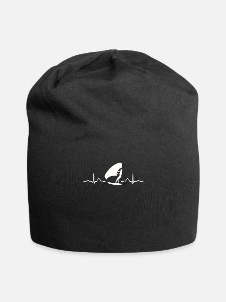 Ailes Surfer Wingsurfing Ailes Rétro Foil - Bonnet en jersey - noir