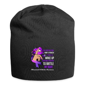 Guerriers du rhumatisme au combat - Bonnet en jersey - noir - Devant
