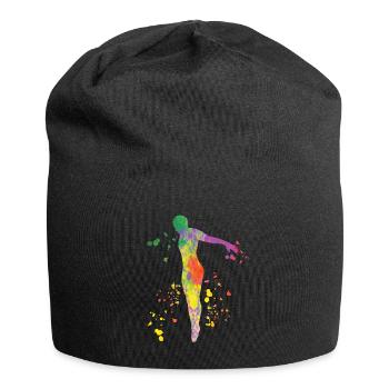 Plongeon, Saut artistique, Plongeon synchronisé - Bonnet en jersey - noir - Devant