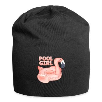 Piscine Fille Flamingo Floatie Piscine - Bonnet en jersey - noir - Devant