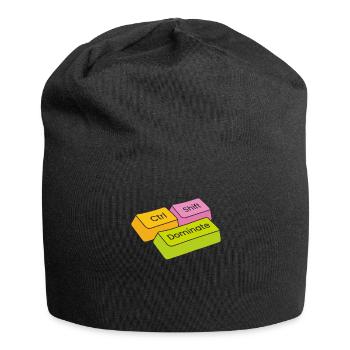 Gamer Gaming Raccourcis clavier Ctrl Alt Défaite - Bonnet en jersey - noir - Devant