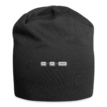 Gamer Gaming Raccourcis clavier Ctrl Alt Défaite - Bonnet en jersey - noir - Devant