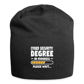 Chemise de degré de cybersécurité - Bonnet en jersey - noir - Devant