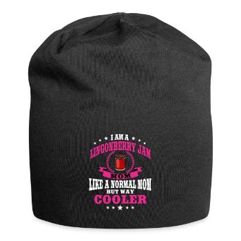 CranberrymCranberry Jam Mom - Jersey Beanie - black - Front