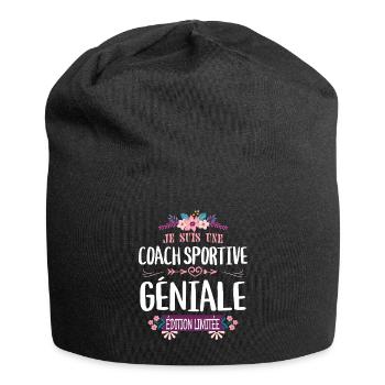 Femme Édition Limitée Coach Sportive Géniale - Bonnet en jersey - noir - Devant