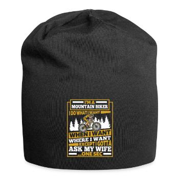 VTT VTT VTT - Bonnet en jersey - noir - Devant