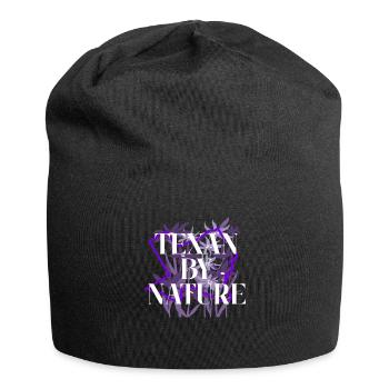 Wildflower Fields Wildflowers Bluebonnet - Jersey Beanie - black - Front