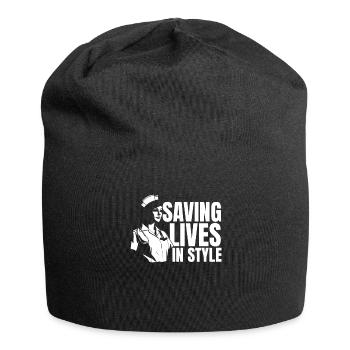 Nurse Fashion - Jersey Beanie - black - Front
