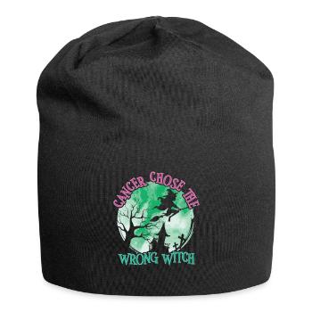 Cancer Sorcière Cancer du sein métastatique - Bonnet en jersey - noir - Devant
