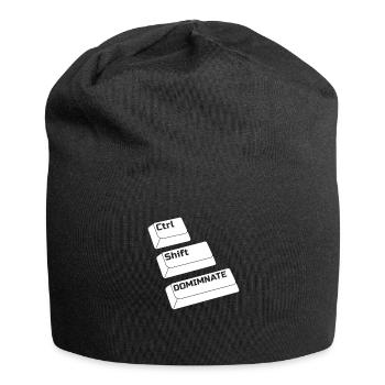 Gamer Gaming Raccourcis clavier Ctrl Alt Défaite - Bonnet en jersey - noir - Devant