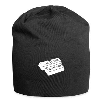 Gamer Gaming Raccourcis clavier Ctrl Alt Défaite - Bonnet en jersey - noir - Devant