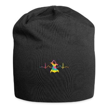 Heartbeat Wiener Walzer Gesellschaftstänze - Jersey-Beanie - Schwarz - Vorne