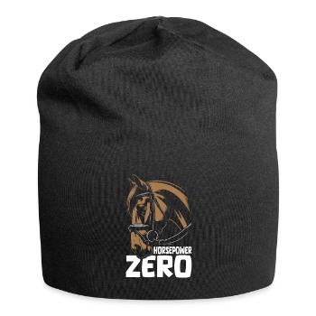 Horse Equestrian Sports - Jersey Beanie - black - Front