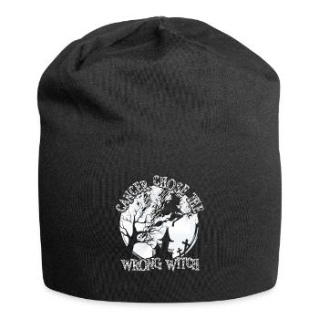 Cancer Zèbre Sorcière Cancer neuroendocrinien - Bonnet en jersey - noir - Devant
