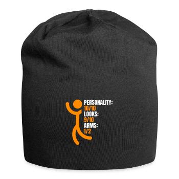 Bras Amputateur Humour Bras 1/2 - Bonnet en jersey - noir - Devant