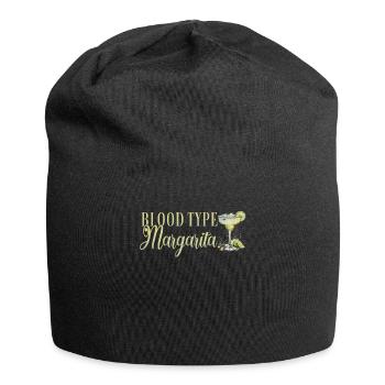 Blood Type Margarita Tequila Junggesellenabschied - Jersey-Beanie - Schwarz - Vorne