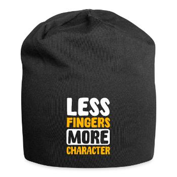 Amputés d’un doigt - Bonnet en jersey - noir - Devant