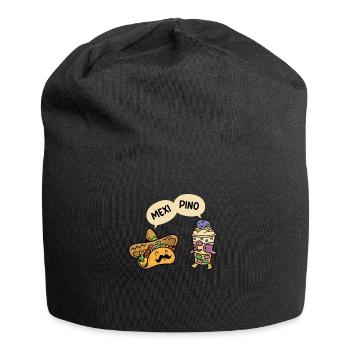 Mexipino Taco Halo Halo - Jersey Beanie - black - Front
