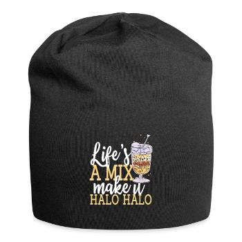 Cute Halo Halo T-shirt - Jersey Beanie - black - Front