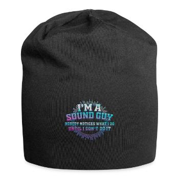 Sound Guy Not A Magician - Jersey Beanie - black - Front