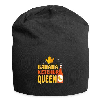Banana Ketchup Queen - Jersey Beanie - black - Front
