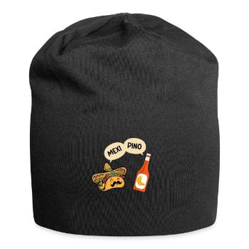 Tacos and Banana Ketchup Mexipino - Jersey Beanie - black - Front