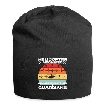 Helicopter Mechanic Guardian Pride - Jersey Beanie - black - Front