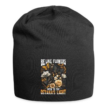 Ostara Witch Moon Eostre Spring Eastern - Jersey Beanie - black - Front