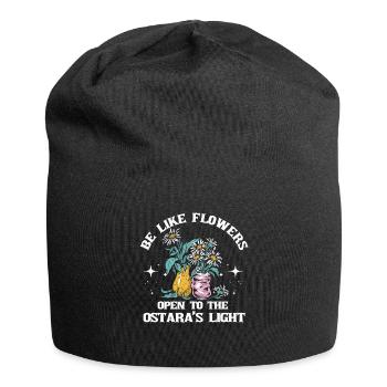 Ostara Hexenmond Eostre Frühling Ostern - Jersey-Beanie - Schwarz - Vorne