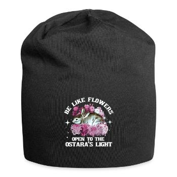 Ostara Witch Moon Eostre Spring Eastern - Jersey Beanie - black - Front