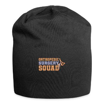 Troupe de chirurgie orthopédique - Bonnet en jersey - noir - Devant