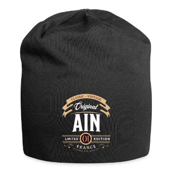 Vintage Ain Department France - Jersey Beanie - black - Front
