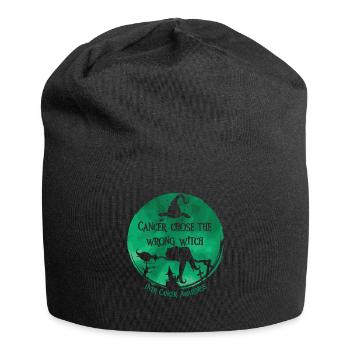 Cancer Witch Green Liver Cancer - Jersey Beanie - black - Front