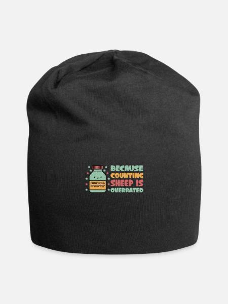 Lustiges Anästhesie Shirt - Jersey-Beanie - Schwarz
