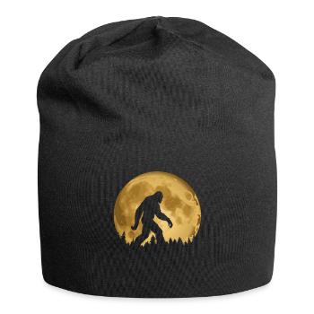 Bigfoot pleine lune nuit marche Sasquatch - Bonnet en jersey - noir - Devant