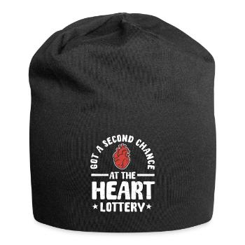 Heart Transplant Warrior Shirt - Jersey Beanie - black - Front