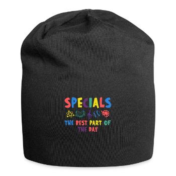 Spéciaux La meilleure partie de la journée - Bonnet en jersey - noir - Devant