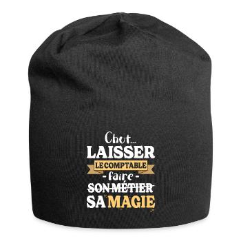 Accountant does his magic Humor Accounting - Jersey Beanie - black - Front