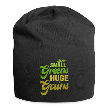 Urban Gardener Männer Frauen Microgreens - Jersey-Beanie - Schwarz - Vorne