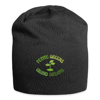 Urban Gardener Männer Frauen Microgreens - Jersey-Beanie - Schwarz - Vorne