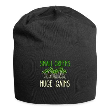 Urban Gardener Men Women Microgreens - Jersey Beanie - black - Front