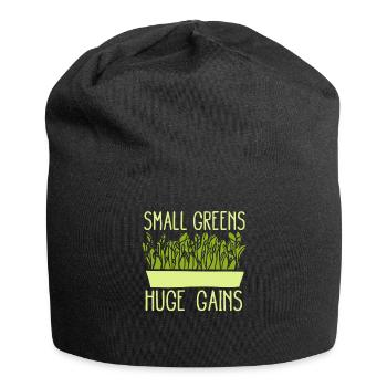 Urban Gardener Men Women Microgreens - Jersey Beanie - black - Front