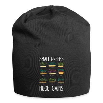 Urban Gardener Men Women Microgreens - Jersey Beanie - black - Front