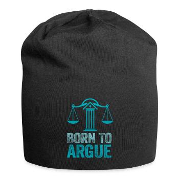 Born To Argue Judge Advocate Attorney - Jersey Beanie - black - Front