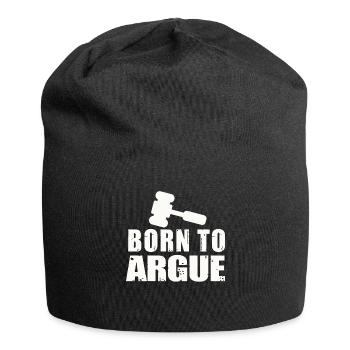Born To Argue Judge Advocate Attorney - Jersey Beanie - black - Front